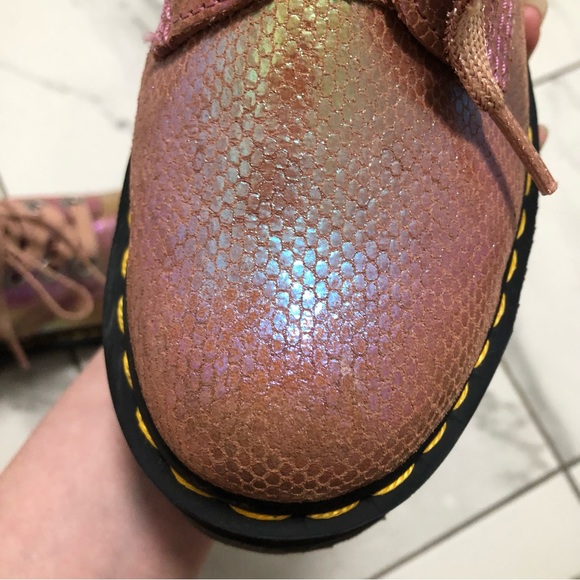 Dr. Martens Molly Metallic Platform Boots - Picture 14 of 16